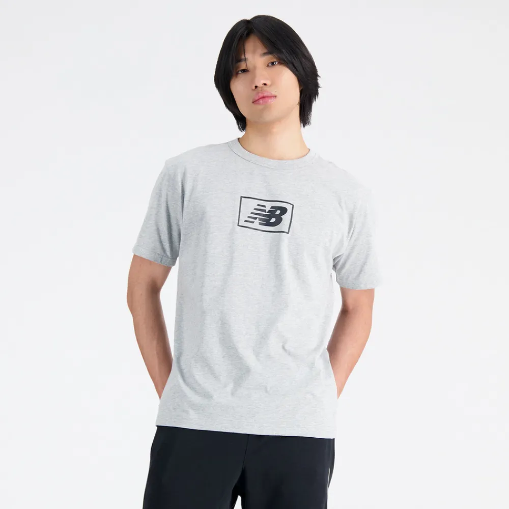 New Balance Koszulka męska MT33512AG – szara