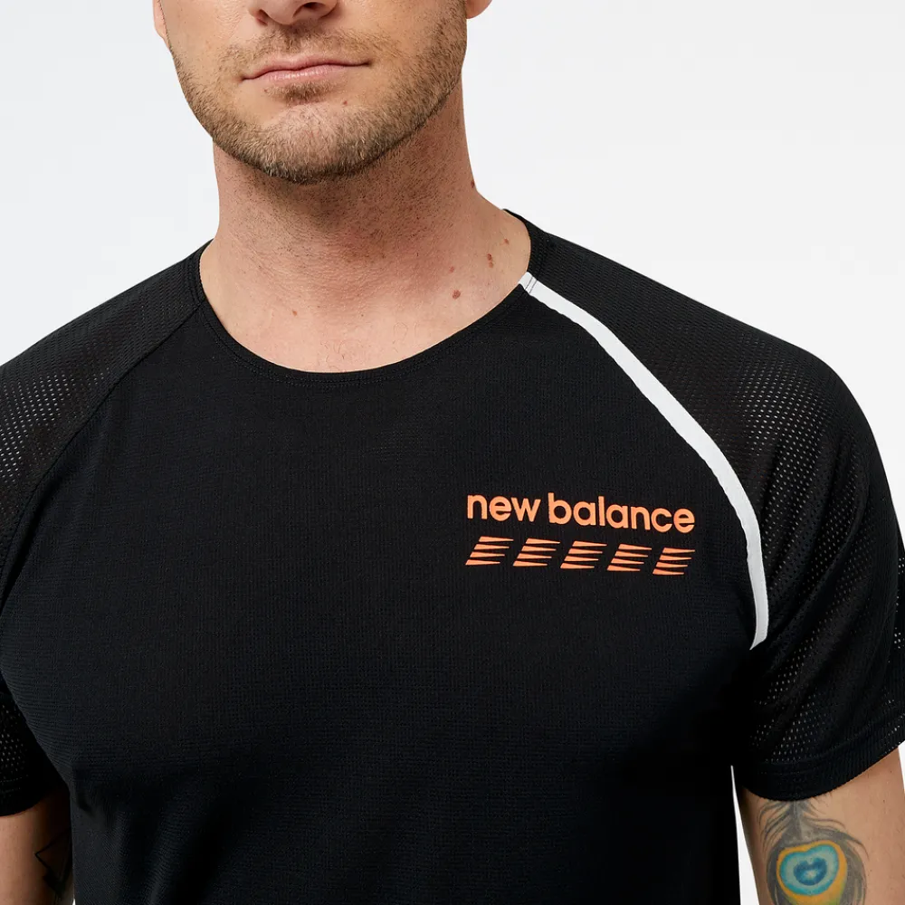 ODZIEZ BIEGOWA|BIEGANIE*New Balance ODZIEZ BIEGOWA|BIEGANIE Koszulka męska MT31241BK – czarna