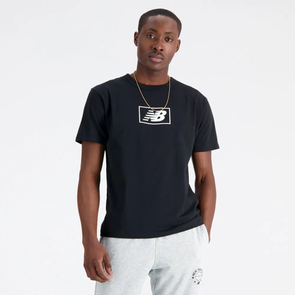 New Balance Koszulka męska MT33512BK – czarna