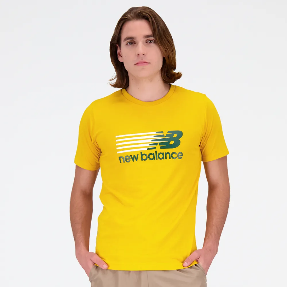 New Balance Koszulka męska MT23904VGL – żółta