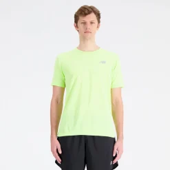 ODZIEZ BIEGOWA|BIEGANIE*New Balance ODZIEZ BIEGOWA|BIEGANIE Koszulka męska MT21262TWY – zielone