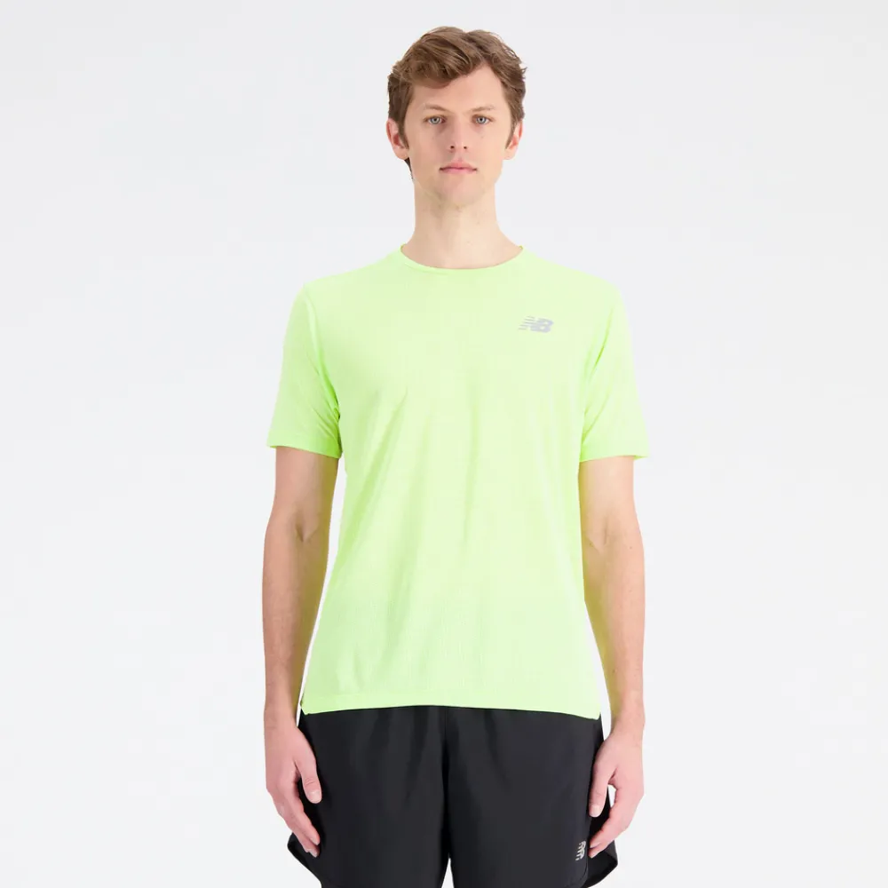 ODZIEZ BIEGOWA|BIEGANIE*New Balance ODZIEZ BIEGOWA|BIEGANIE Koszulka męska MT21262TWY – zielone