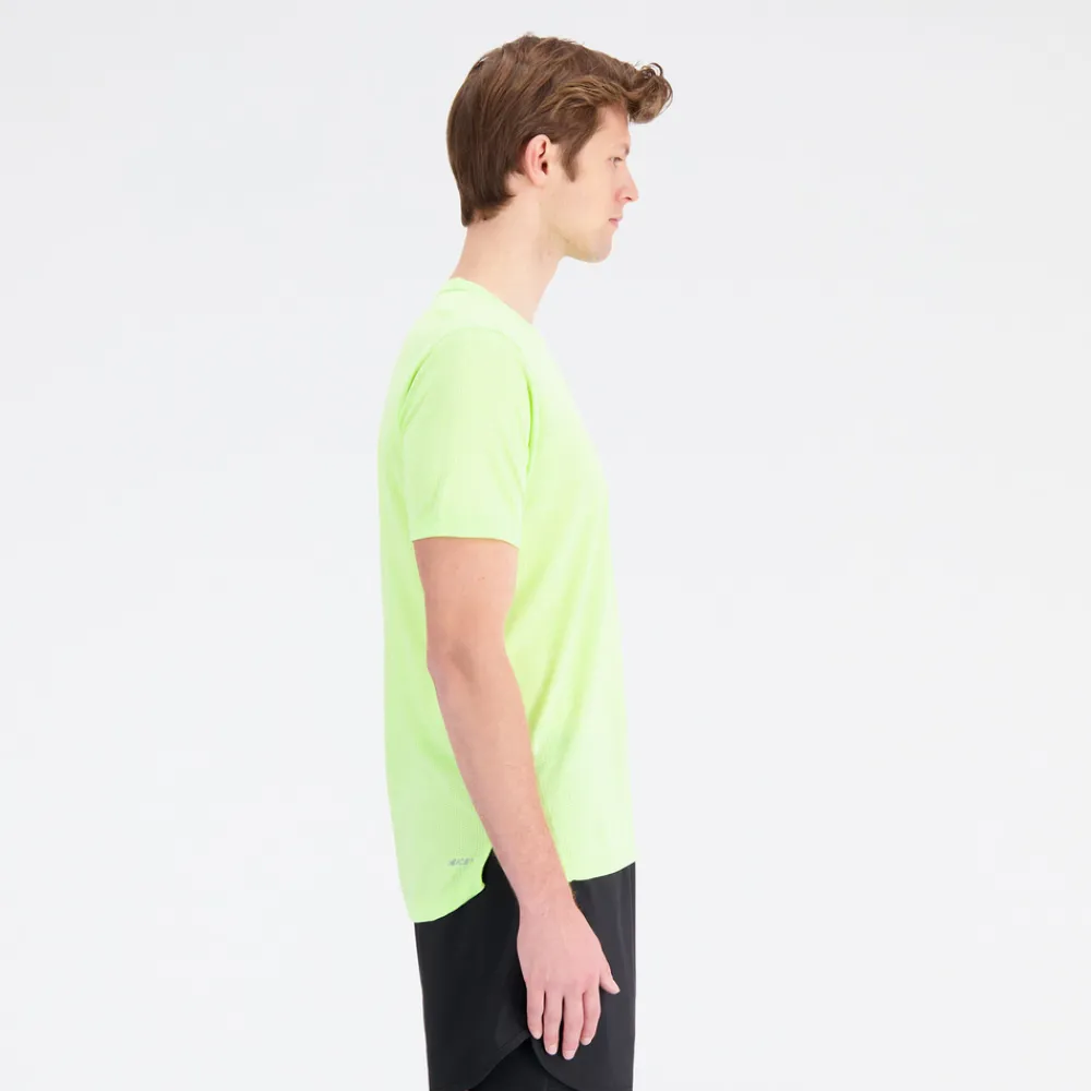 ODZIEZ BIEGOWA|BIEGANIE*New Balance ODZIEZ BIEGOWA|BIEGANIE Koszulka męska MT21262TWY – zielone