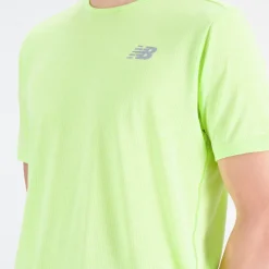 ODZIEZ BIEGOWA|BIEGANIE*New Balance ODZIEZ BIEGOWA|BIEGANIE Koszulka męska MT21262TWY – zielone