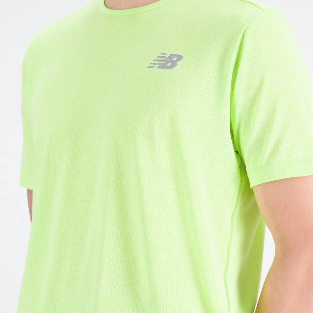 ODZIEZ BIEGOWA|BIEGANIE*New Balance ODZIEZ BIEGOWA|BIEGANIE Koszulka męska MT21262TWY – zielone