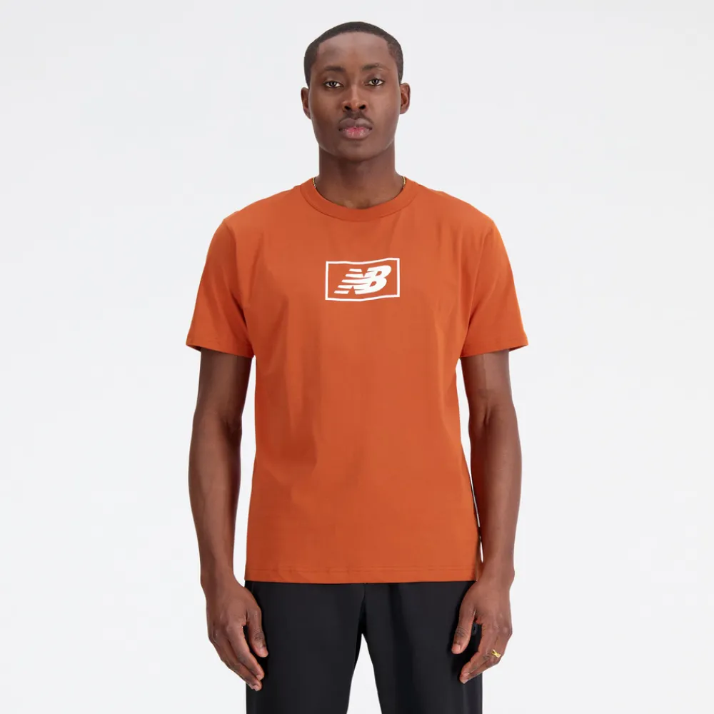 New Balance Koszulka męska MT33512ROX – pomarańczowa