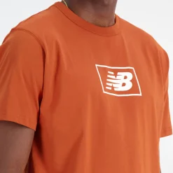 New Balance Koszulka męska MT33512ROX – pomarańczowa