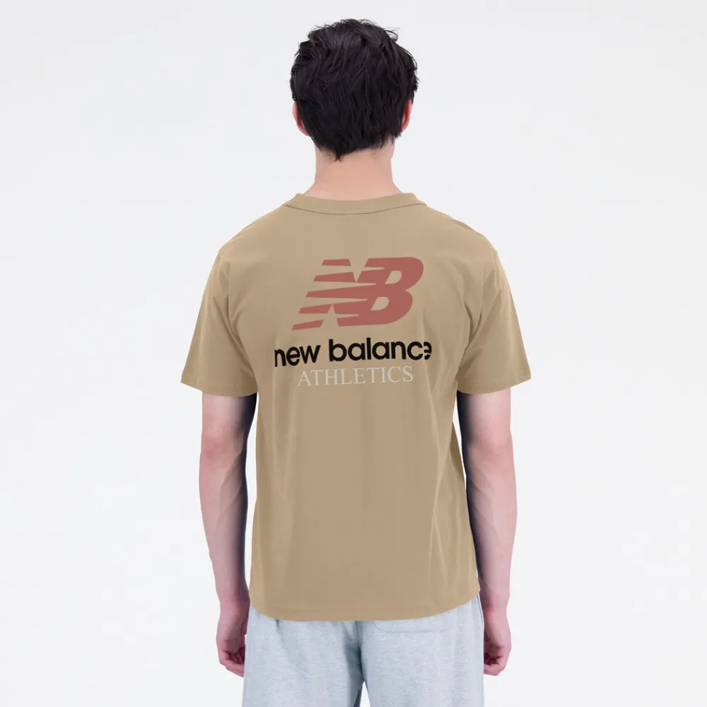 New Balance Koszulka męska MT31504INC – brązowa