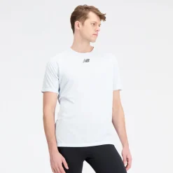 ODZIEZ BIEGOWA|BIEGANIE*New Balance ODZIEZ BIEGOWA|BIEGANIE Koszulka męska MT31251IBH – biała