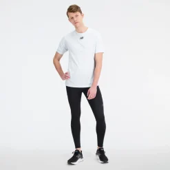 ODZIEZ BIEGOWA|BIEGANIE*New Balance ODZIEZ BIEGOWA|BIEGANIE Koszulka męska MT31251IBH – biała