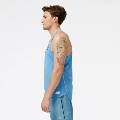 ODZIEZ BIEGOWA|BIEGANIE*New Balance ODZIEZ BIEGOWA|BIEGANIE Koszulka męska MT21276HBT – niebieska