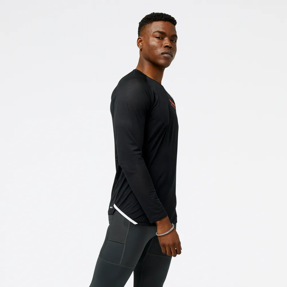ODZIEZ BIEGOWA|BIEGANIE*New Balance ODZIEZ BIEGOWA|BIEGANIE Koszulka męska MT31242BK – czarna