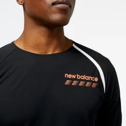 ODZIEZ BIEGOWA|BIEGANIE*New Balance ODZIEZ BIEGOWA|BIEGANIE Koszulka męska MT31242BK – czarna