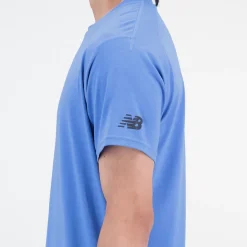 ODZIEZ BIEGOWA|BIEGANIE*New Balance ODZIEZ BIEGOWA|BIEGANIE Koszulka męska MT23059HER – niebieska