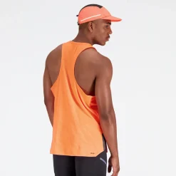 ODZIEZ BIEGOWA|BIEGANIE*New Balance ODZIEZ BIEGOWA|BIEGANIE Koszulka męska MT23280NDF – pomarańczowe