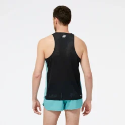 ODZIEZ BIEGOWA|BIEGANIE*New Balance ODZIEZ BIEGOWA|BIEGANIE Koszulka męska MT31240FAD – niebieska