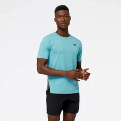 BIEGANIE*New Balance BIEGANIE Koszulka męska MT23281FAD – niebieska