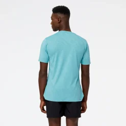 BIEGANIE*New Balance BIEGANIE Koszulka męska MT23281FAD – niebieska