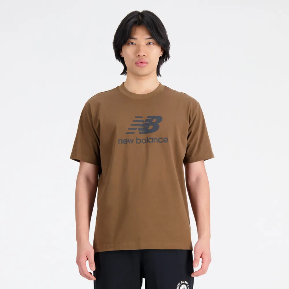 New Balance Koszulka męska MT31541DHE – brązowa
