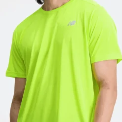 ODZIEZ BIEGOWA|BIEGANIE*New Balance ODZIEZ BIEGOWA|BIEGANIE Koszulka męska MT23222THW – zielona