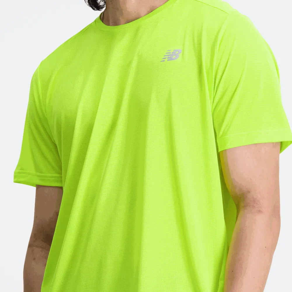 ODZIEZ BIEGOWA|BIEGANIE*New Balance ODZIEZ BIEGOWA|BIEGANIE Koszulka męska MT23222THW – zielona