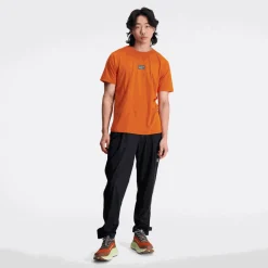 ODZIEZ BIEGOWA|BIEGANIE*New Balance ODZIEZ BIEGOWA|BIEGANIE Koszulka męska MT23277CEN – pomarańczowa