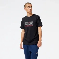 New Balance Koszulka męska MT31906BK – czarna
