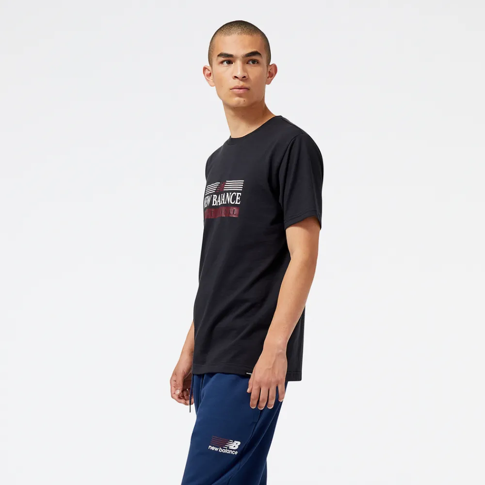 New Balance Koszulka męska MT31906BK – czarna