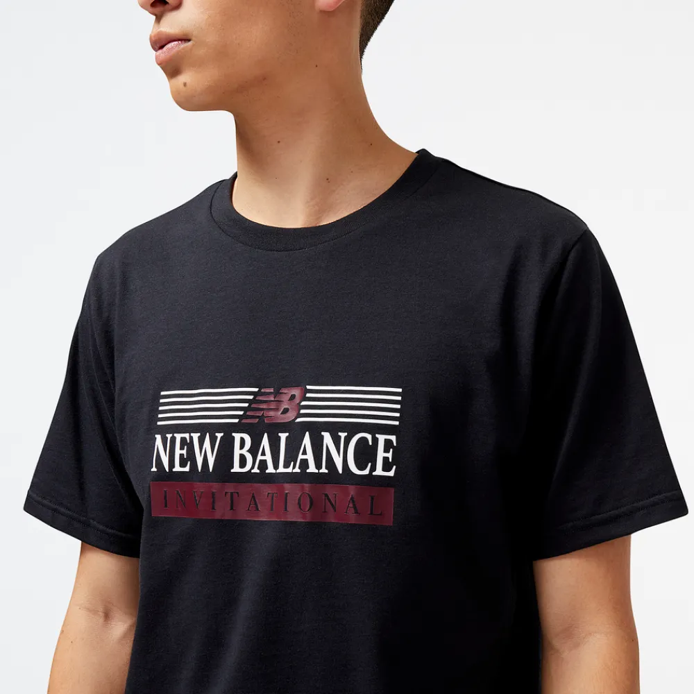 New Balance Koszulka męska MT31906BK – czarna