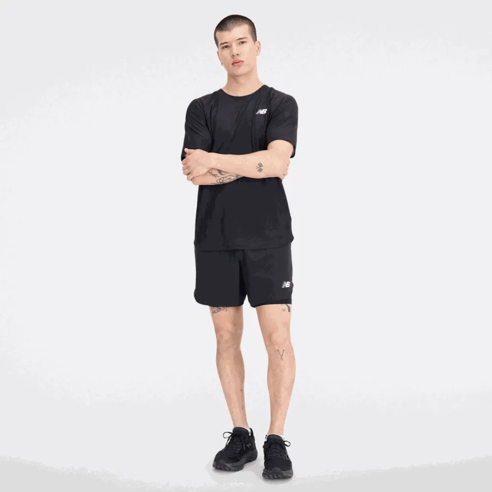 ODZIEZ BIEGOWA|BIEGANIE*New Balance ODZIEZ BIEGOWA|BIEGANIE Koszulka męska MT33281BK – czarna