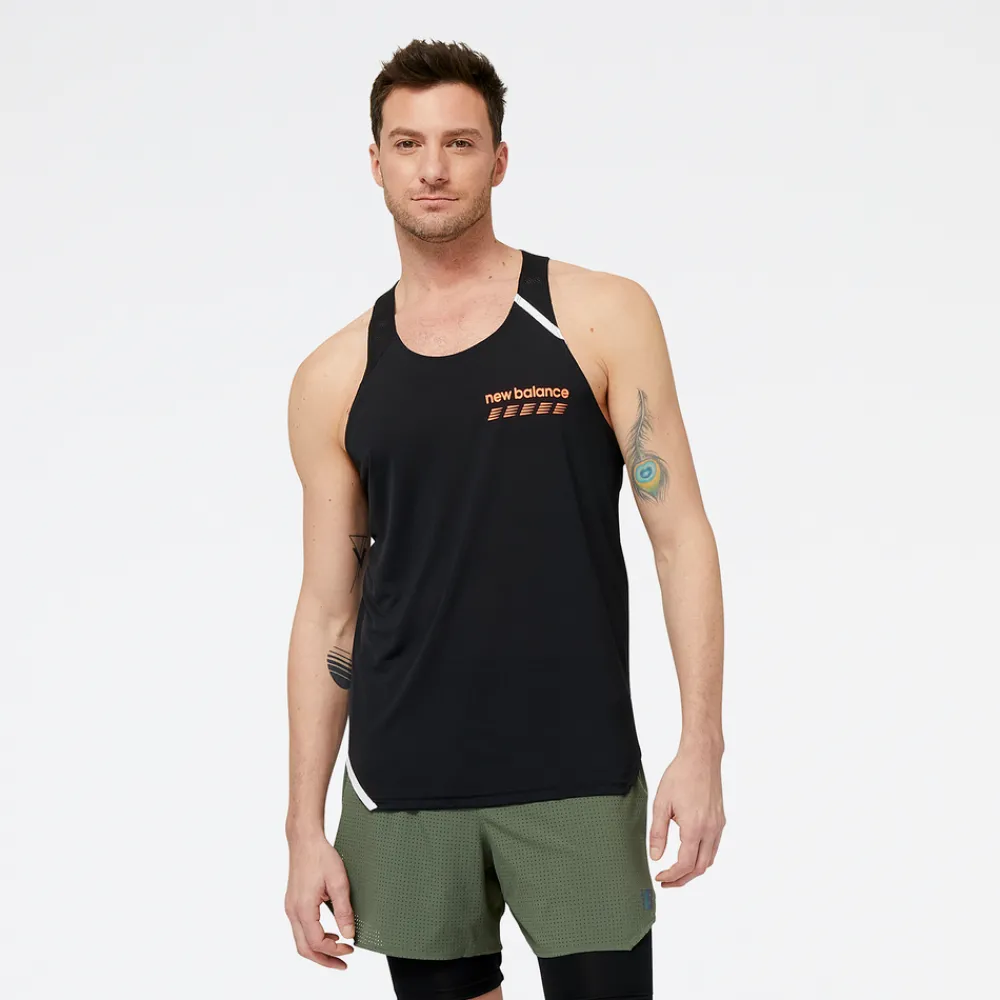 ODZIEZ BIEGOWA|BIEGANIE*New Balance ODZIEZ BIEGOWA|BIEGANIE Koszulka męska MT31240BK – czarna