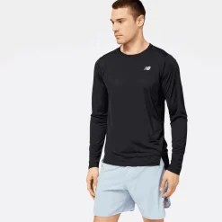 ODZIEZ BIEGOWA|BIEGANIE*New Balance ODZIEZ BIEGOWA|BIEGANIE Koszulka męska MT23225BK – czarna