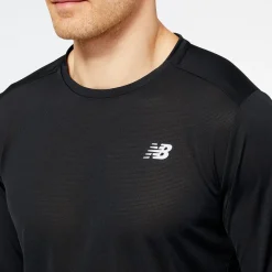 ODZIEZ BIEGOWA|BIEGANIE*New Balance ODZIEZ BIEGOWA|BIEGANIE Koszulka męska MT23225BK  – czarna