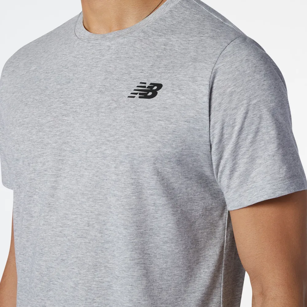 ODZIEZ BIEGOWA|BIEGANIE*New Balance ODZIEZ BIEGOWA|BIEGANIE Koszulka męska MT11070AG – szara