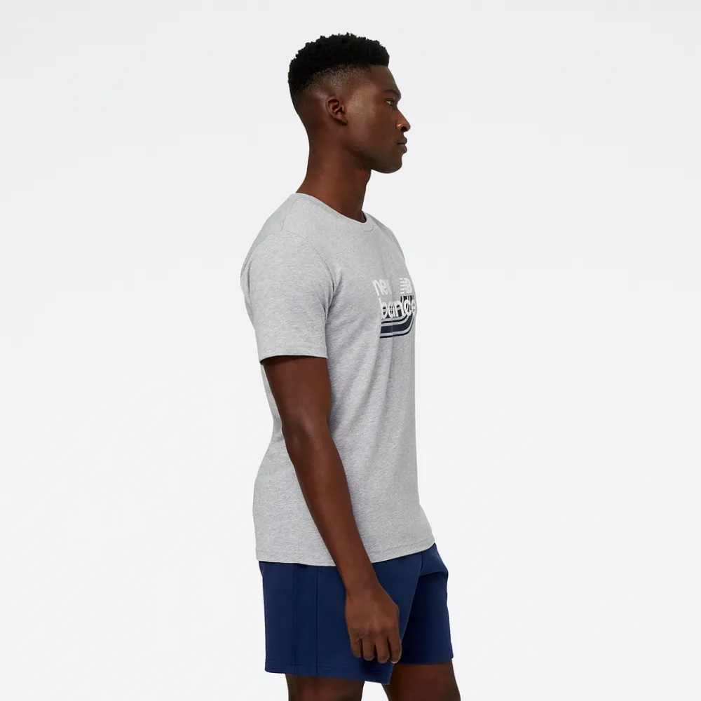 New Balance Koszulka męska MT31908AG – szara