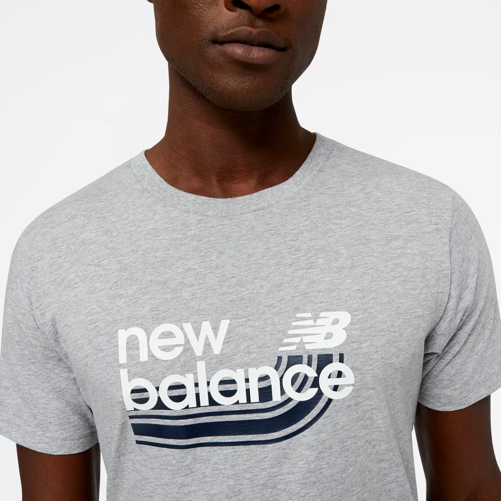 New Balance Koszulka męska MT31908AG – szara