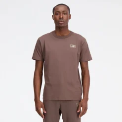 New Balance Koszulka męska MT33511DUO – brązowa