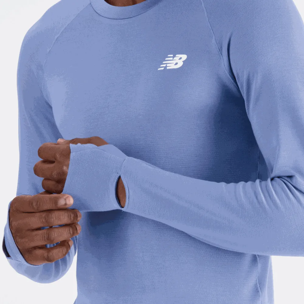 ODZIEZ BIEGOWA|BIEGANIE*New Balance ODZIEZ BIEGOWA|BIEGANIE Koszulka męska MT33284MYL – niebieska