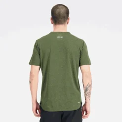 ODZIEZ BIEGOWA|BIEGANIE*New Balance ODZIEZ BIEGOWA|BIEGANIE Koszulka męska MT21262KMU– zielona
