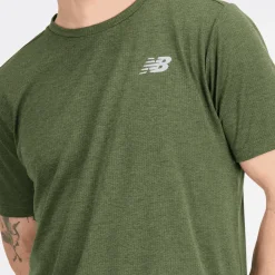 ODZIEZ BIEGOWA|BIEGANIE*New Balance ODZIEZ BIEGOWA|BIEGANIE Koszulka męska MT21262KMU– zielona
