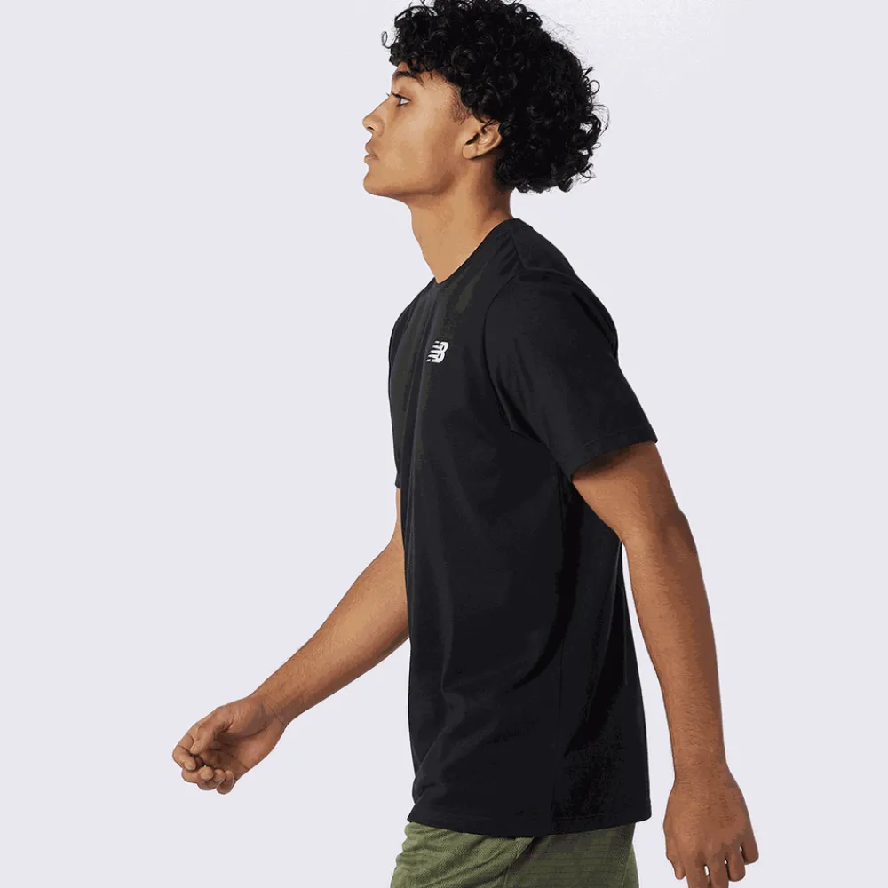 ODZIEZ BIEGOWA|BIEGANIE*New Balance ODZIEZ BIEGOWA|BIEGANIE Koszulka MT11070BK - czarna