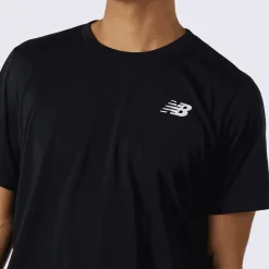 ODZIEZ BIEGOWA|BIEGANIE*New Balance ODZIEZ BIEGOWA|BIEGANIE Koszulka MT11070BK - czarna