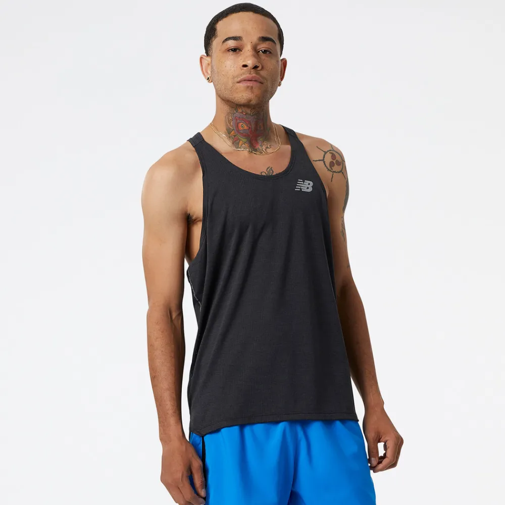 ODZIEZ BIEGOWA|BIEGANIE*New Balance ODZIEZ BIEGOWA|BIEGANIE Koszulka MT21260BK – czarna