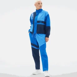 ODZIEZ BIEGOWA|BIEGANIE*New Balance ODZIEZ BIEGOWA|BIEGANIE Kurtka damska WJ23108NGO – niebieska