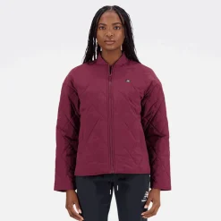New Balance Kurtka damska WJ33504NBY – bordowa