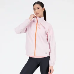 ODZIEZ BIEGOWA|BIEGANIE*New Balance ODZIEZ BIEGOWA|BIEGANIE Kurtka damska WJ21265SOI – różowa