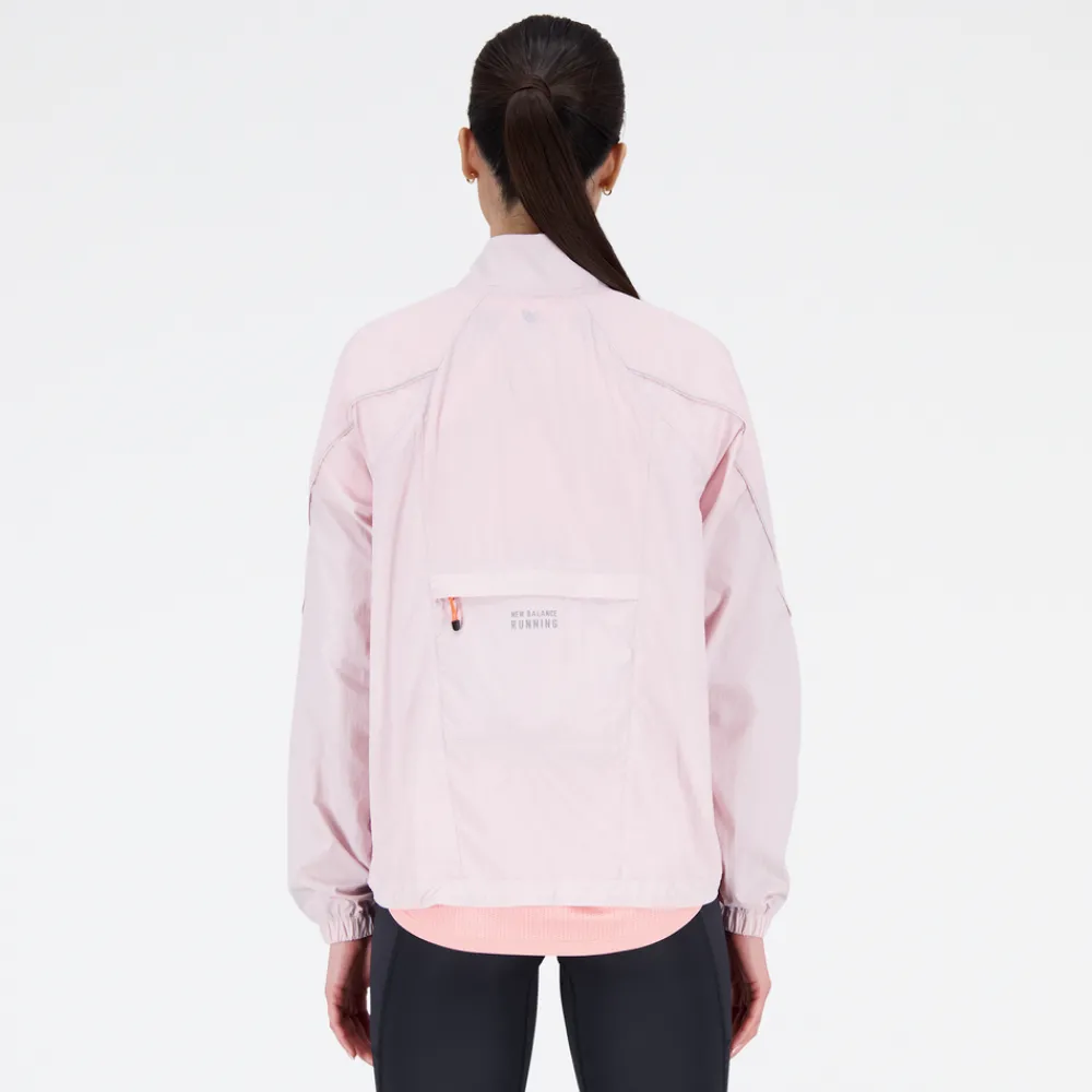 ODZIEZ BIEGOWA|BIEGANIE*New Balance ODZIEZ BIEGOWA|BIEGANIE Kurtka damska WJ21265SOI – różowa