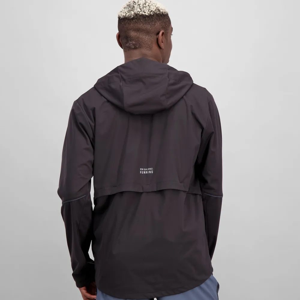 ODZIEZ BIEGOWA|BIEGANIE*New Balance ODZIEZ BIEGOWA|BIEGANIE Kurtka męska MJ21266BK – czarna