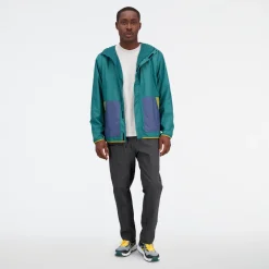 ODZIEZ BIEGOWA|BIEGANIE*New Balance ODZIEZ BIEGOWA|BIEGANIE Kurtka męska MJ31507VDA – zielona