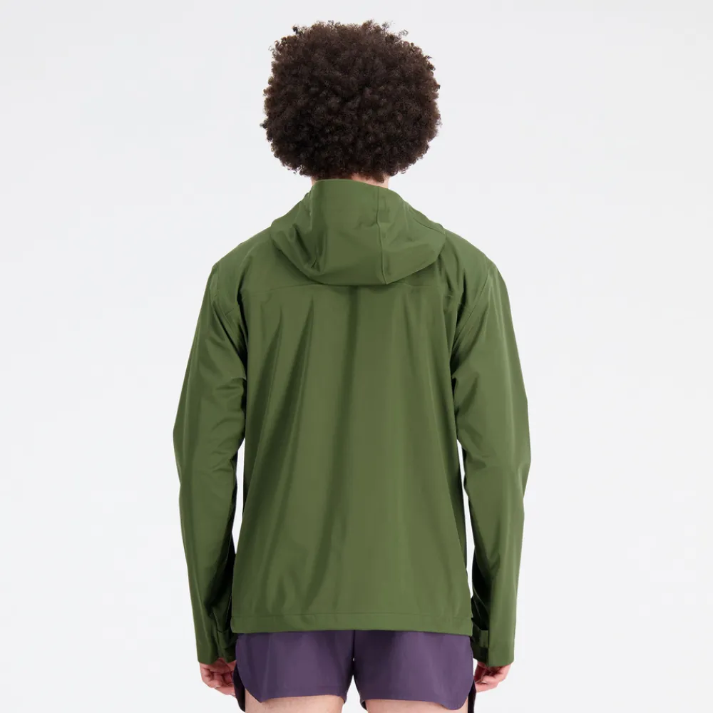 ODZIEZ BIEGOWA|BIEGANIE*New Balance ODZIEZ BIEGOWA|BIEGANIE Kurtka męska MJ33276KOU – zielona